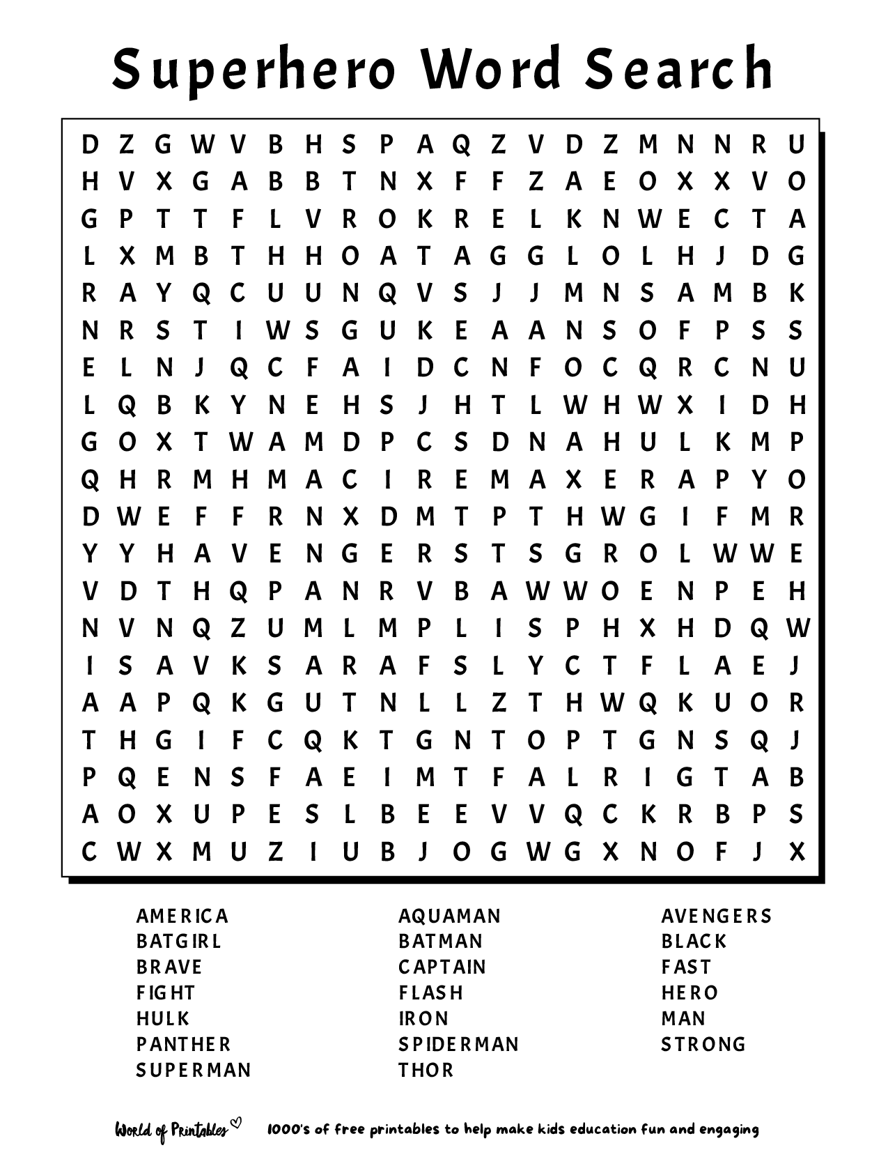 Printable Word Search World Of Printables Worksheets Library Printable Word Search World Of Printables Worksheets Library