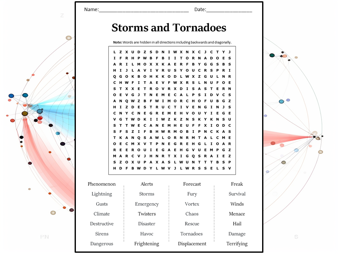 Storms And Tornadoes Word Search Puzzle Worksheet Activity Teaching Resources Storms And Tornadoes Word Search Puzzle Worksheet Activity Teaching Resources