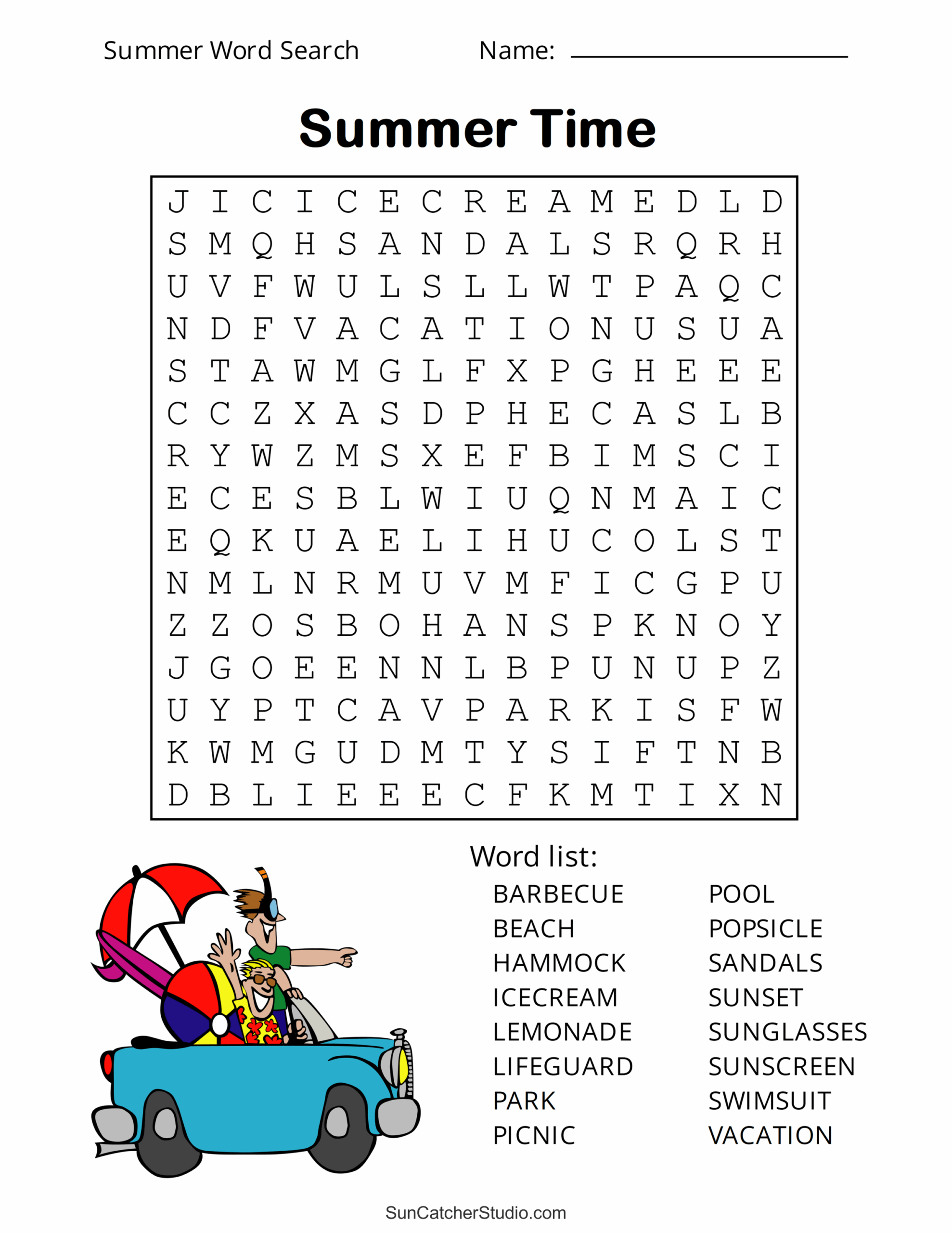 Summer Word Search Free Printable Puzzles Free Printables Monograms Design Tools Patterns U0026 DIY Projects Summer Word Search Free Printable Puzzles Free Printables Monograms Design Tools Patterns U0026 DIY Projects