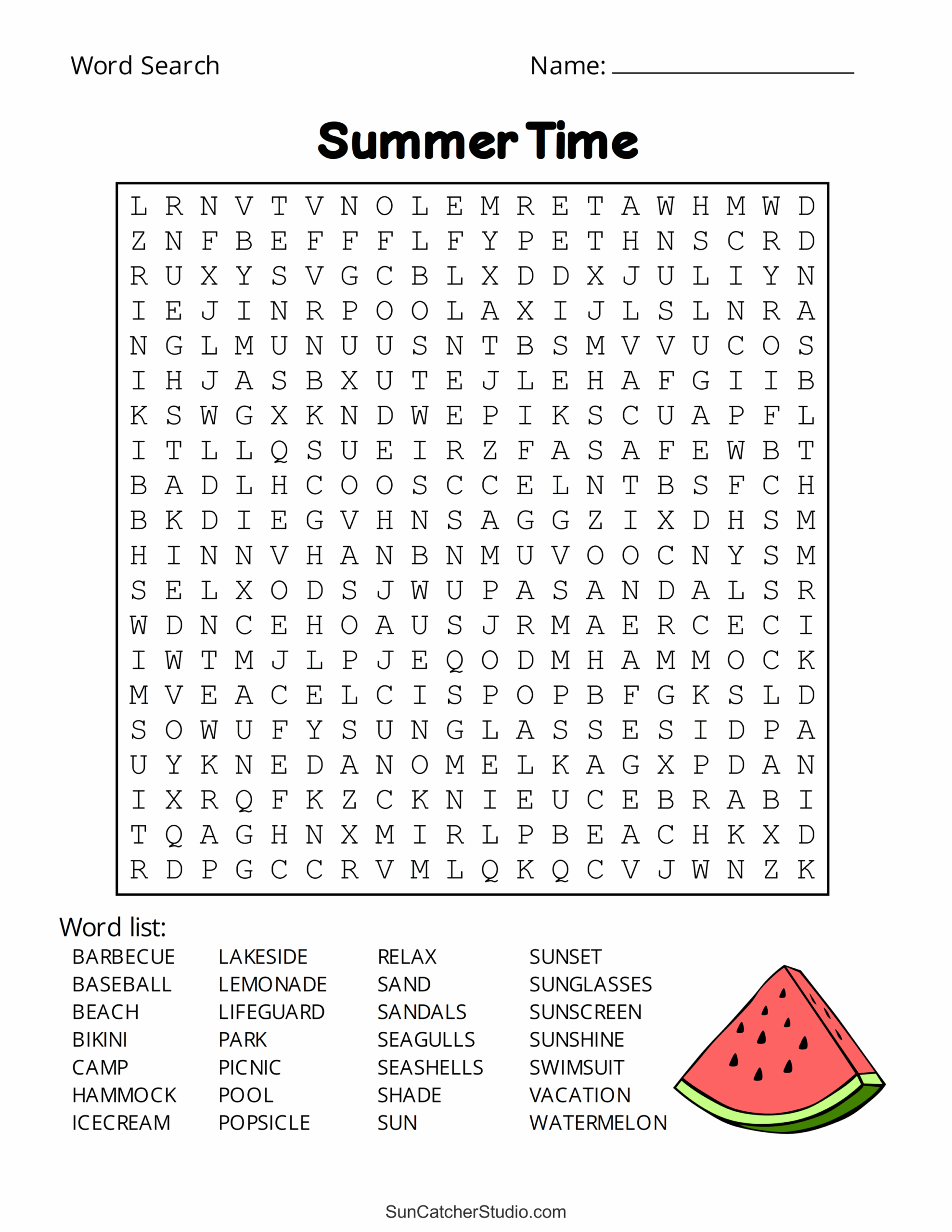 Summer Word Search Free Printable Puzzles Free Printables Monograms Design Tools Patterns U0026 DIY Projects Summer Word Search Free Printable Puzzles Free Printables Monograms Design Tools Patterns U0026 DIY Projects