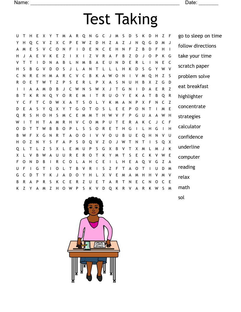 Test Taking Word Search WordMint Test Taking Word Search WordMint