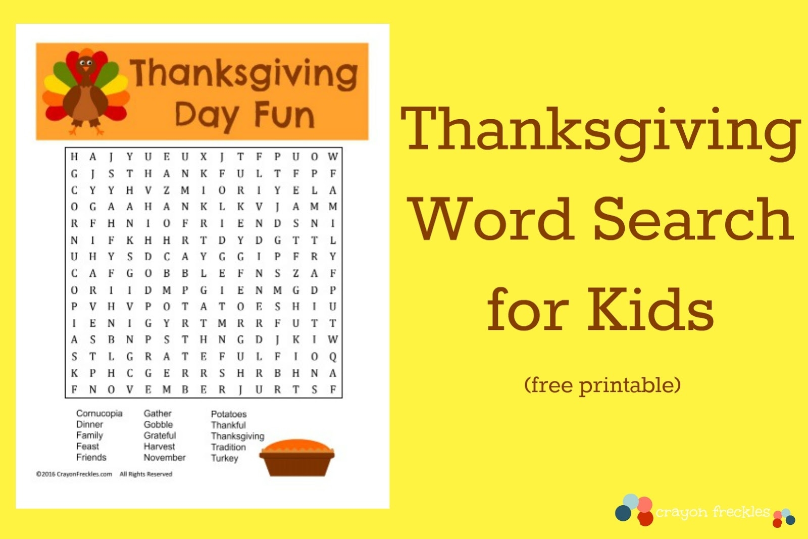 Thanksgiving Word Search 5th Grade Printable Thanksgiving Word Search 5th Grade Printable