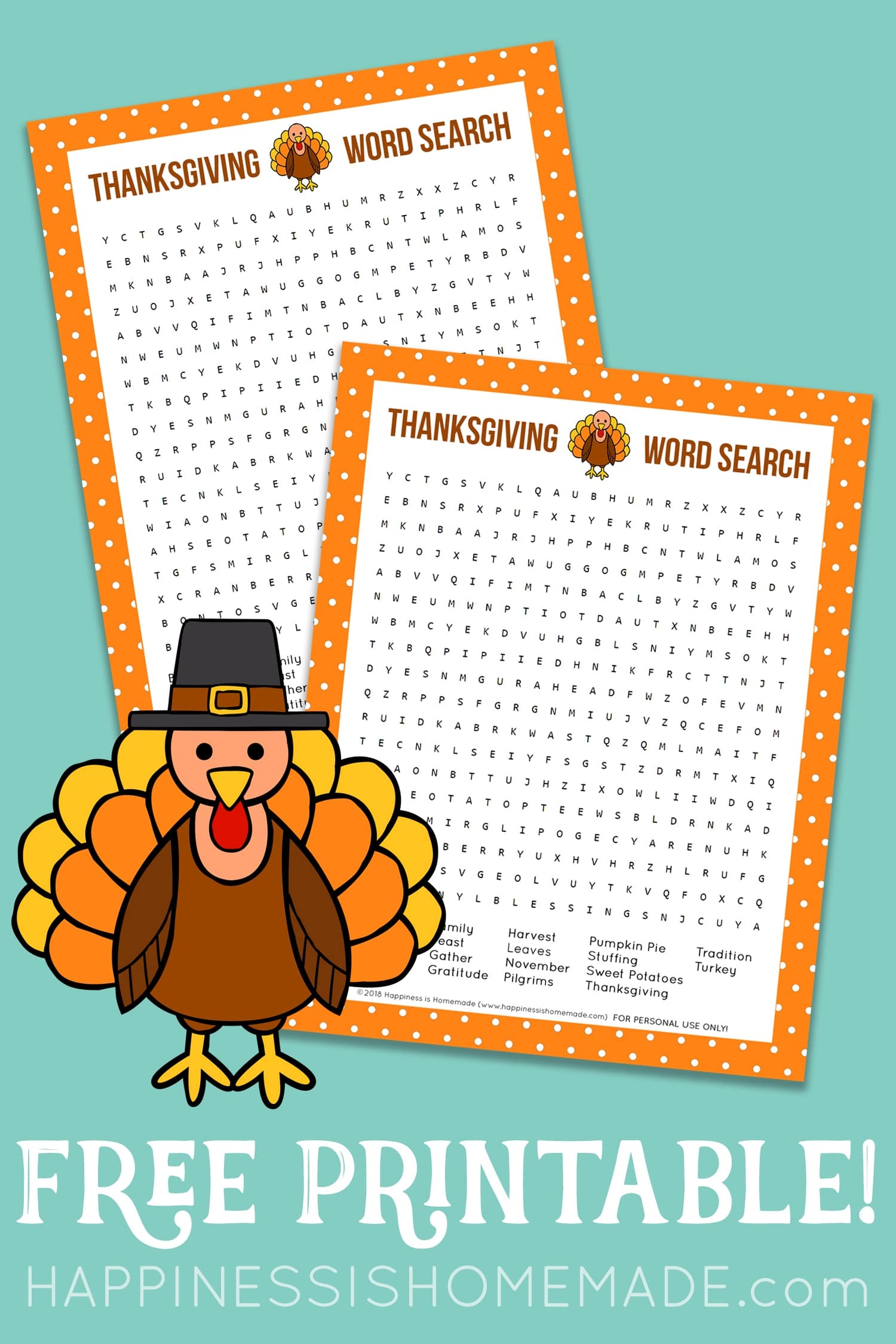 Thanksgiving Word Search Printable Happiness Is Homemade Thanksgiving Word Search Printable Happiness Is Homemade