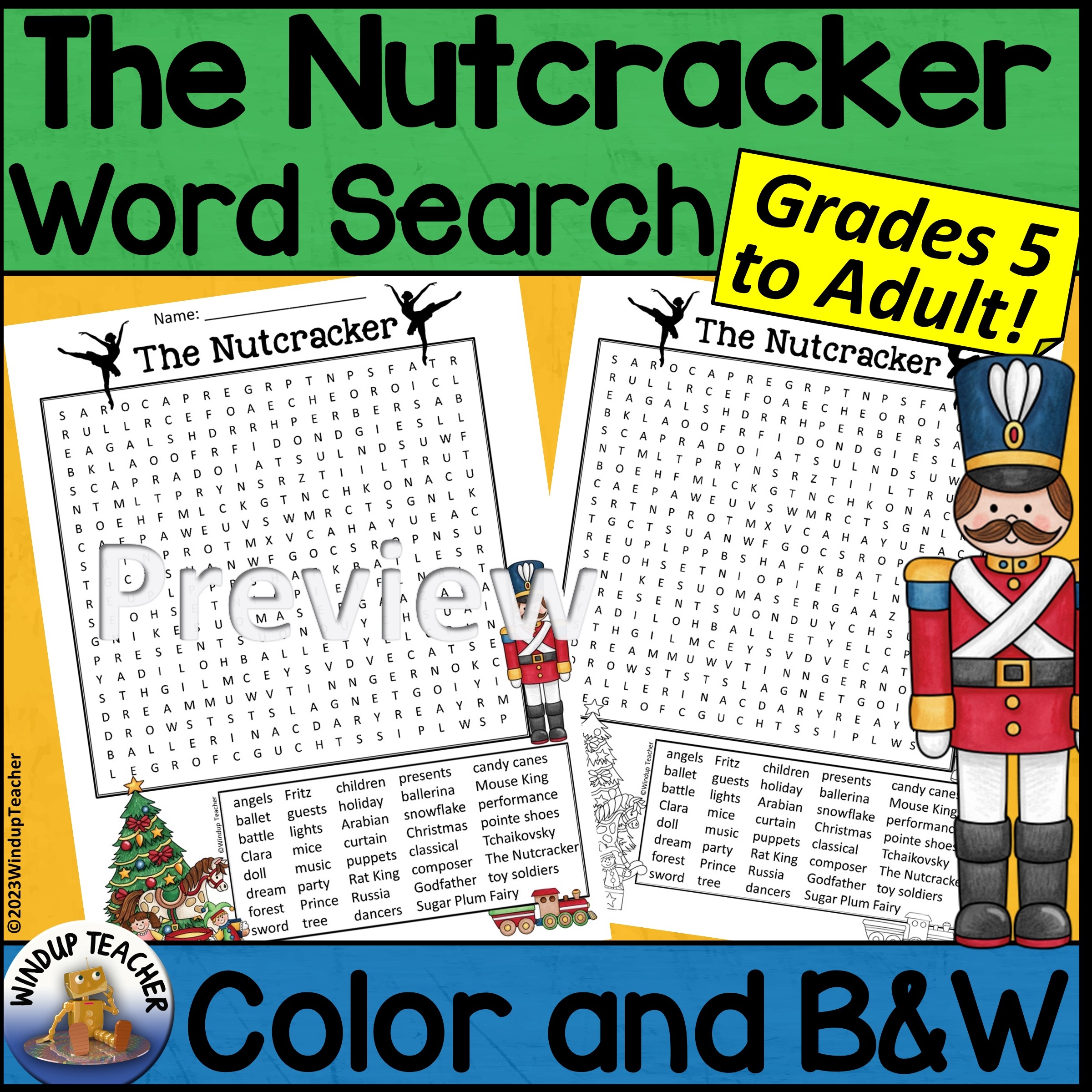 The Nutcracker Word Search Activity Hard For Grades 5 To Adult Made By Teachers The Nutcracker Word Search Activity Hard For Grades 5 To Adult Made By Teachers