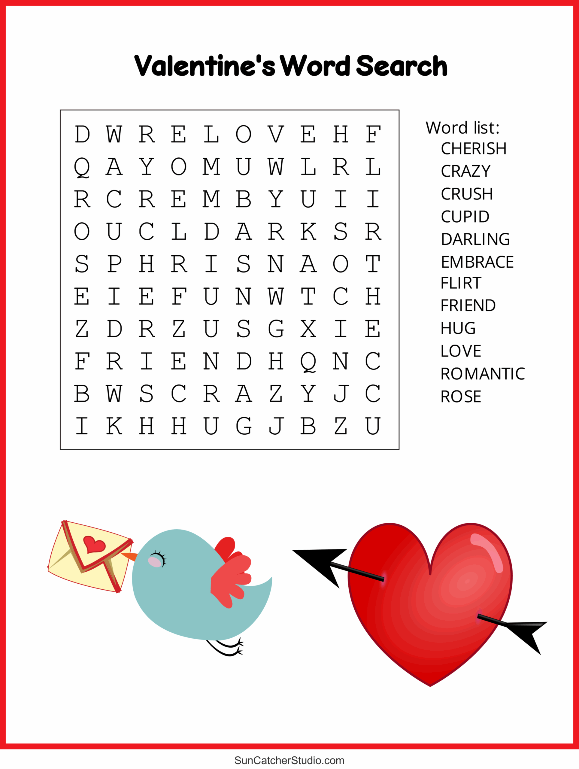Valentine s Day Word Search Free Printable PDF Puzzles Free Printables Monograms Design Tools Patterns U0026 DIY Projects Valentine s Day Word Search Free Printable PDF Puzzles Free Printables Monograms Design Tools Patterns U0026 DIY Projects