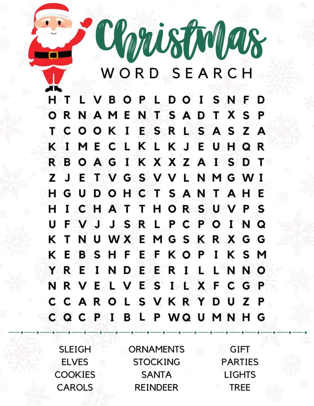 Free Printable Christmas Word Searches Pretty Providence Free Printable Christmas Word Searches Pretty Providence